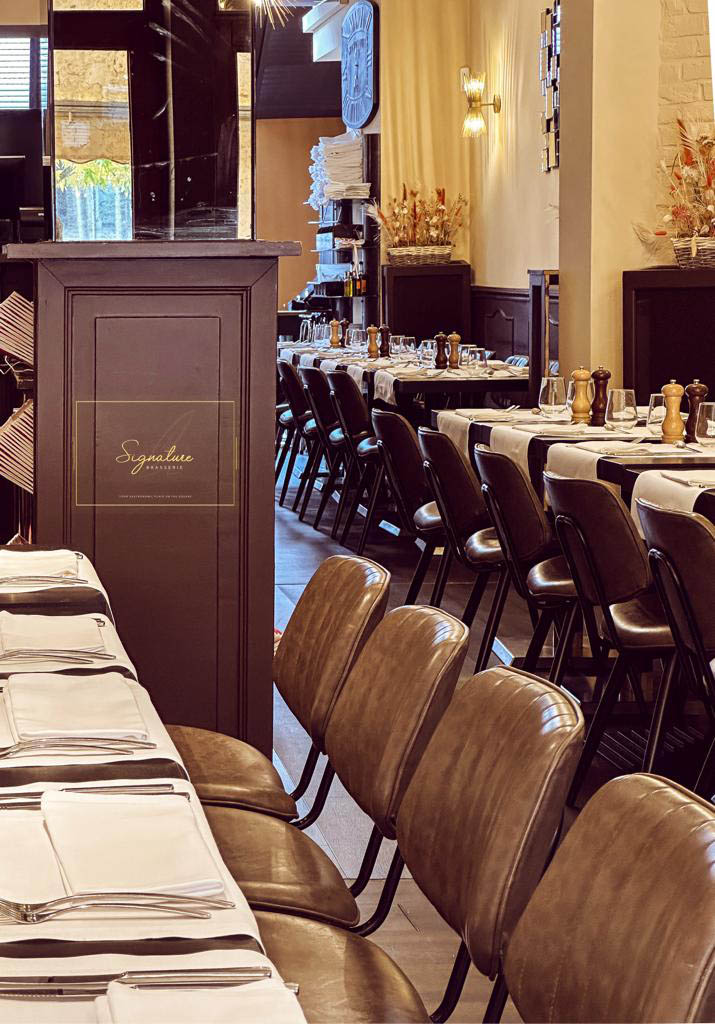 brasserie signature event table layout 